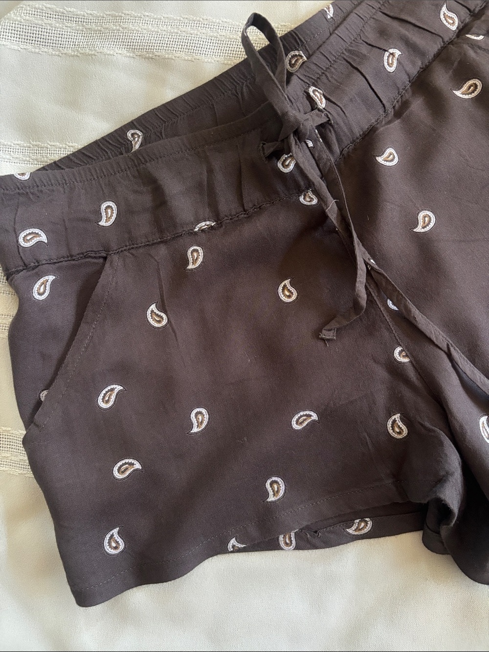 ❤️… Element Drawstring Paisley Print Women’s Shorts